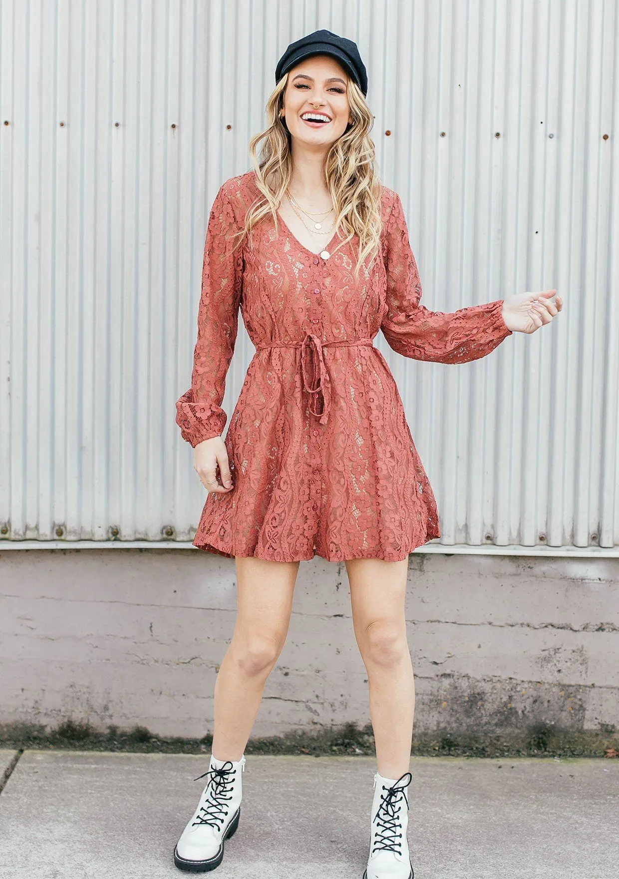 Love Letter Lace Mini Dress