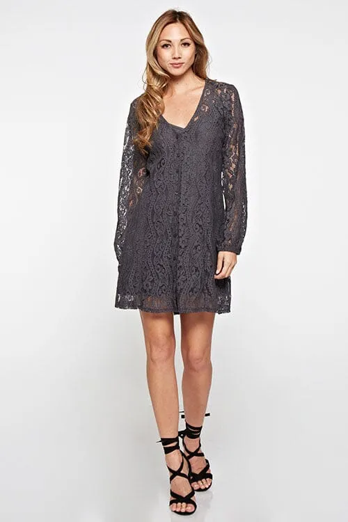 Love Letter Lace Mini Dress