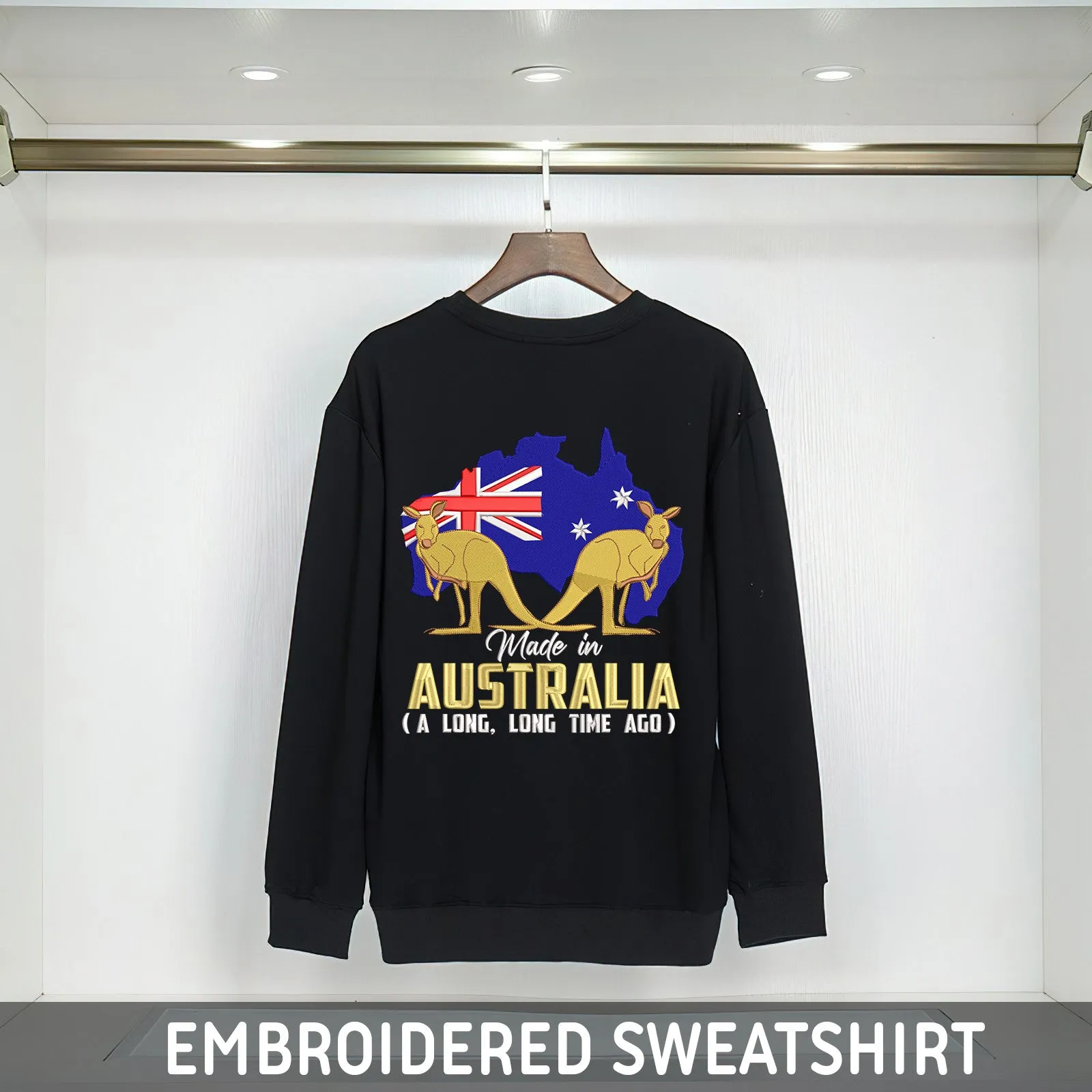 Made In Australia A Long Time Ago Customized Embroidered Tshirt, Hoodie, Sweatshirt