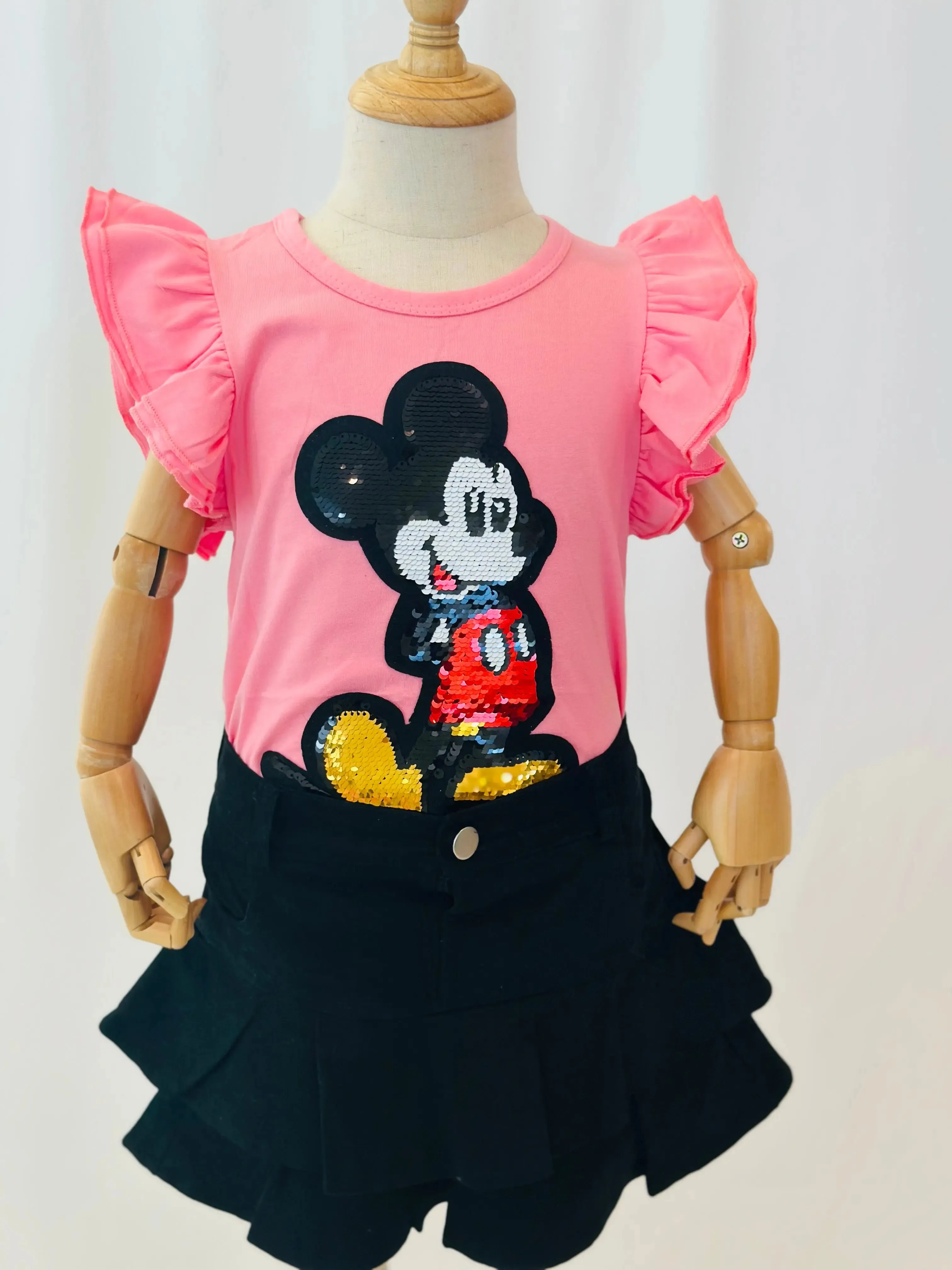 Magic Mickey Tee - Sequin Patch