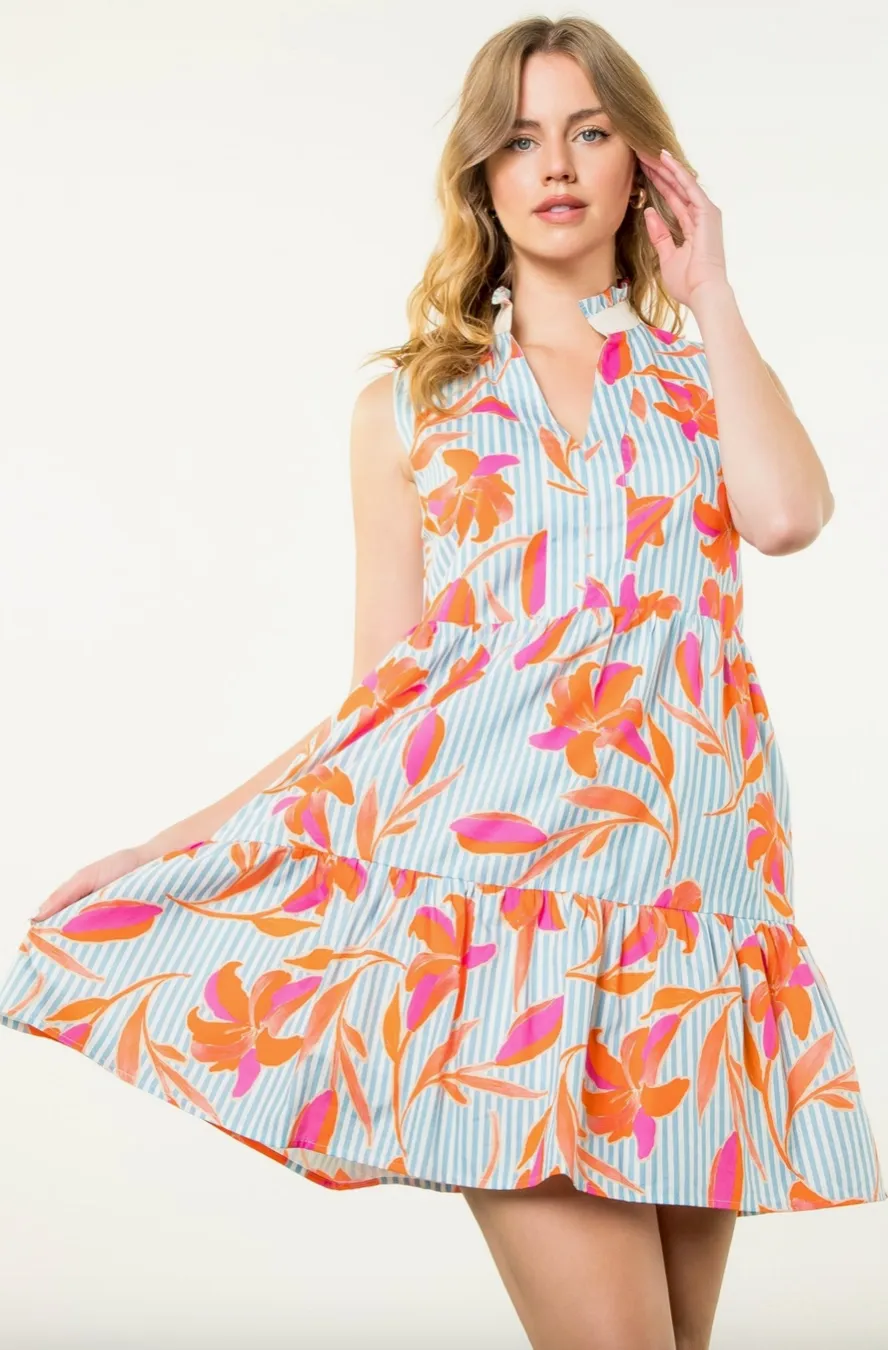 Maisie Dress -- Light Blue