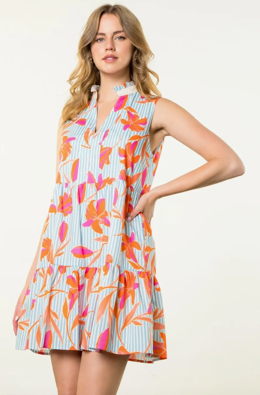Maisie Dress -- Light Blue