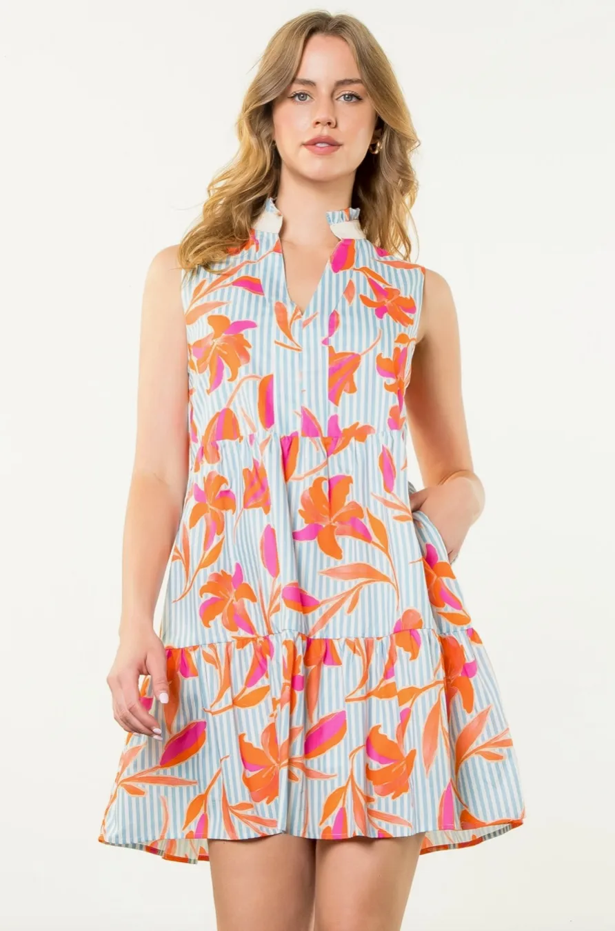 Maisie Dress -- Light Blue