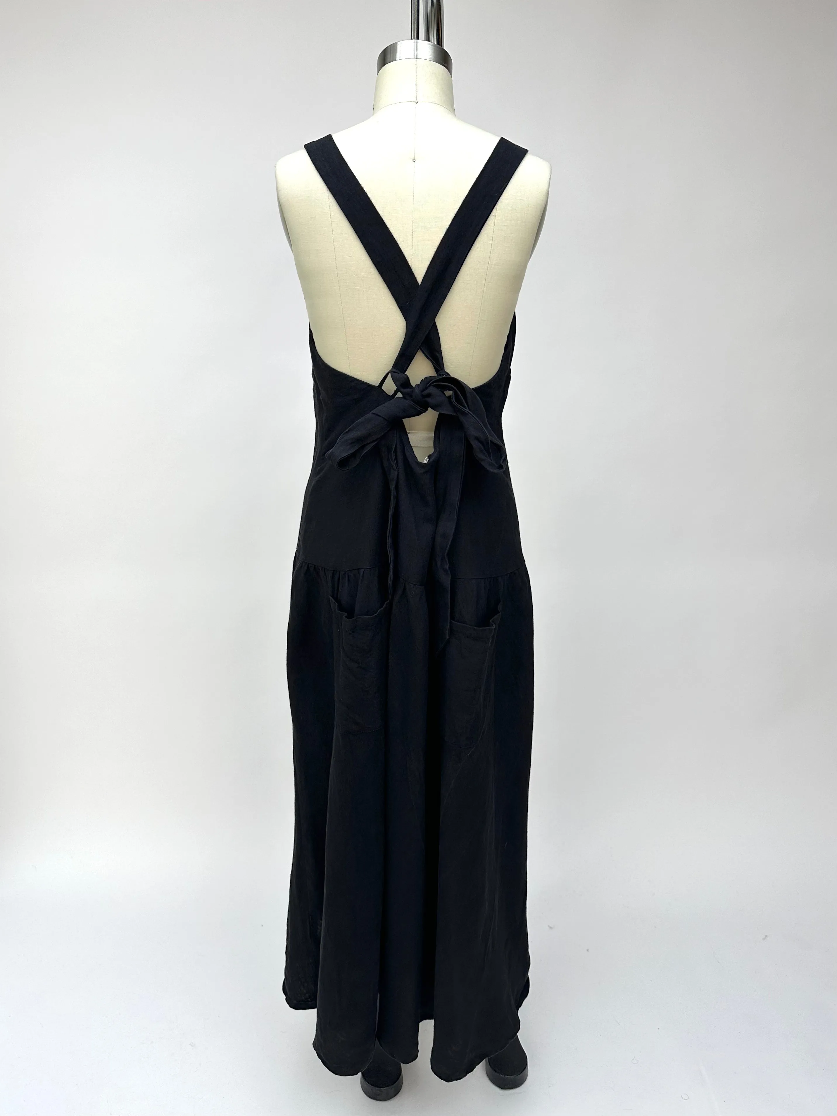 Matin Crossback Linen Maxi Dress