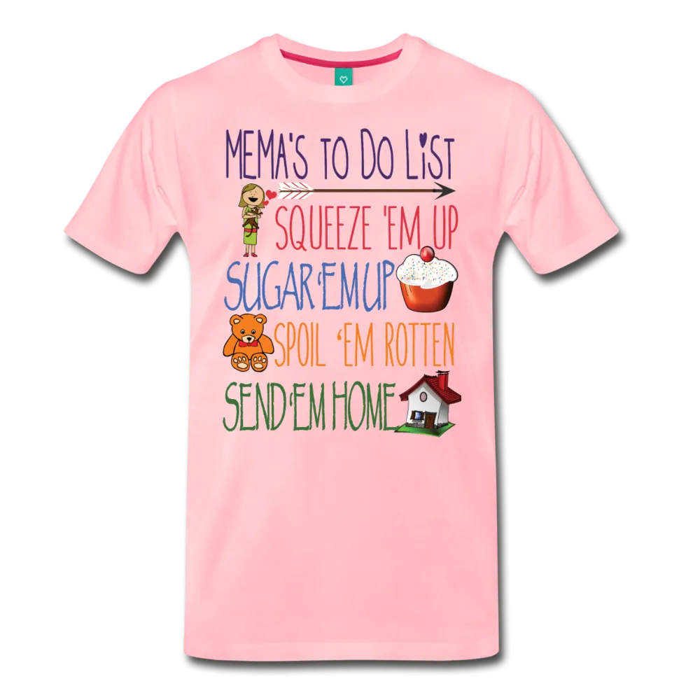 Mema's Todo List Men's Premium T-Shirt (CK1611)