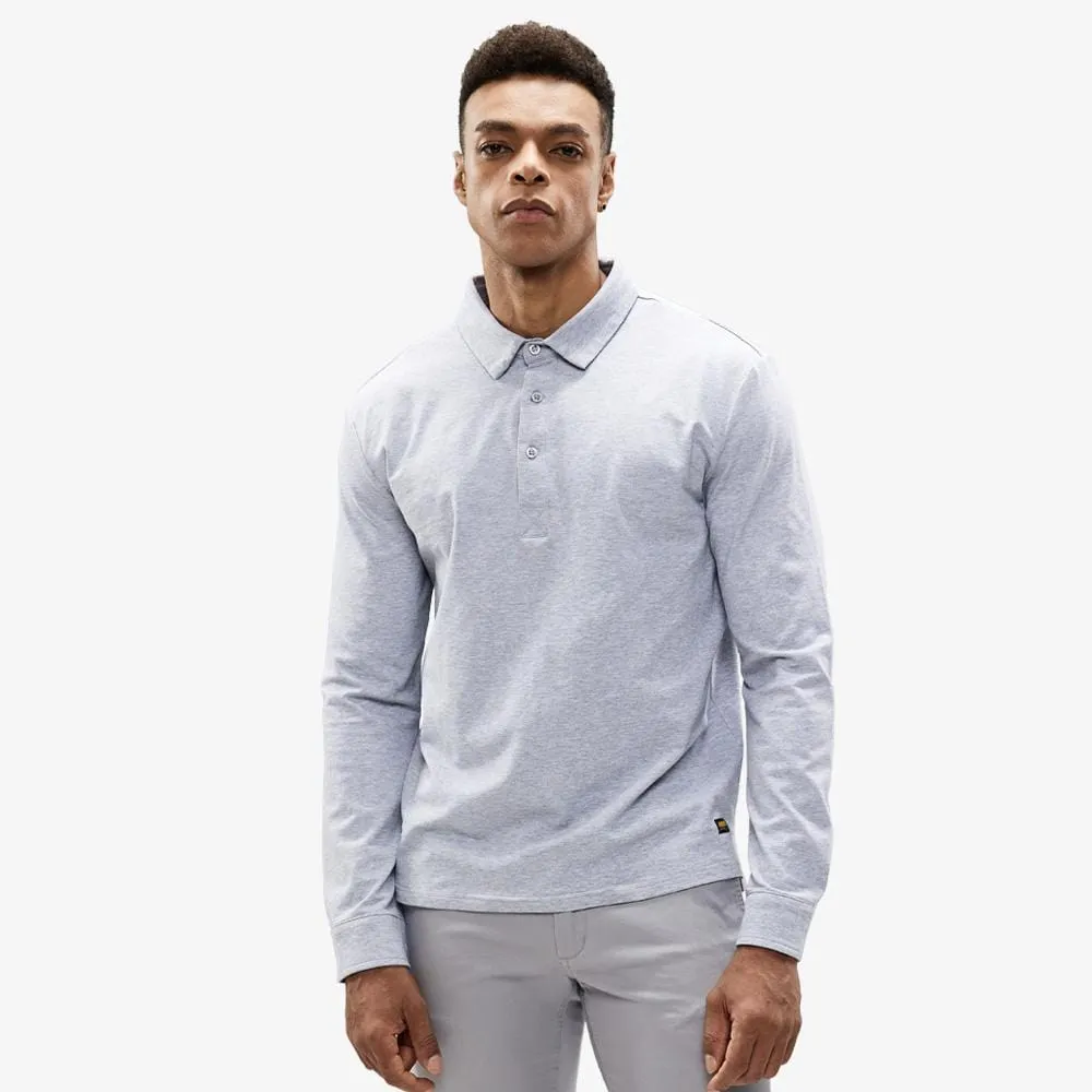 Men's Golf Polo Shirts Regular-fit Collared Cotton Shirt