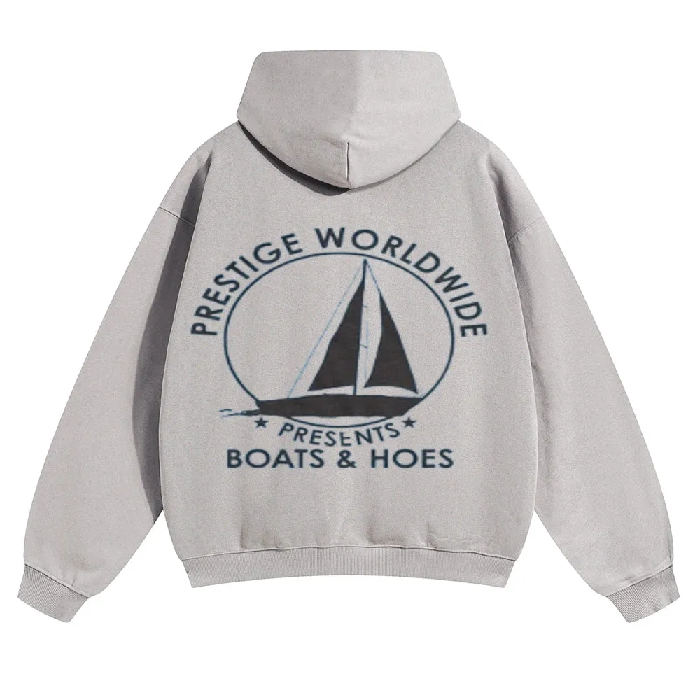 Mens Vintage Prestige World Wide Hoodies