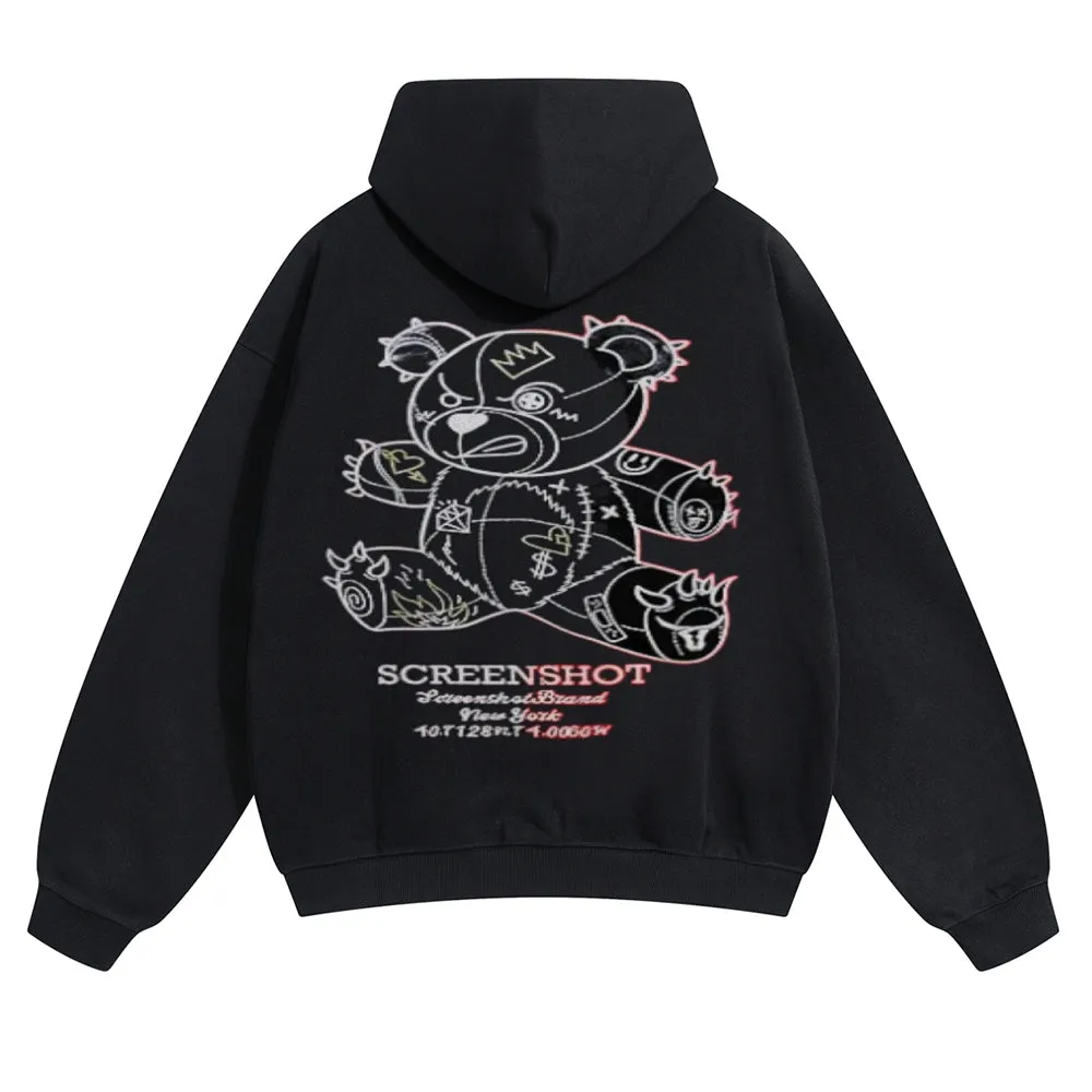 Mens Vintage Screenshot Hoodies