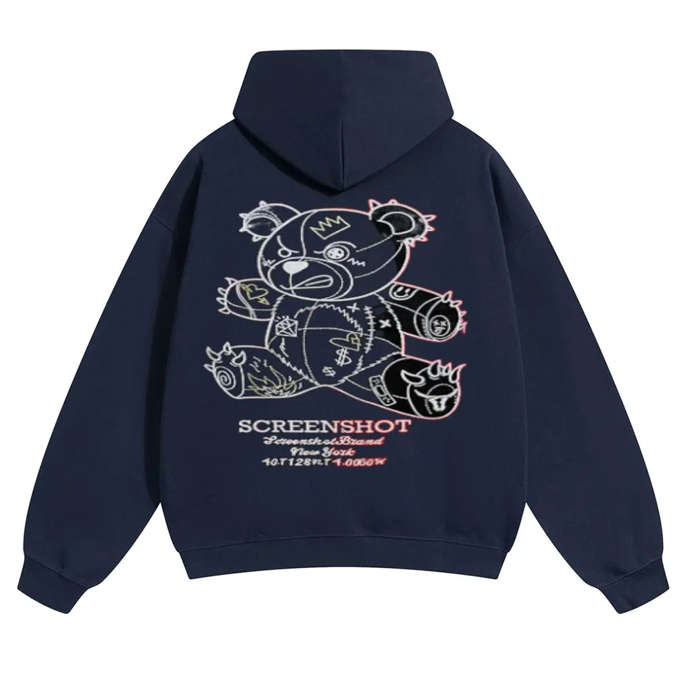 Mens Vintage Screenshot Hoodies