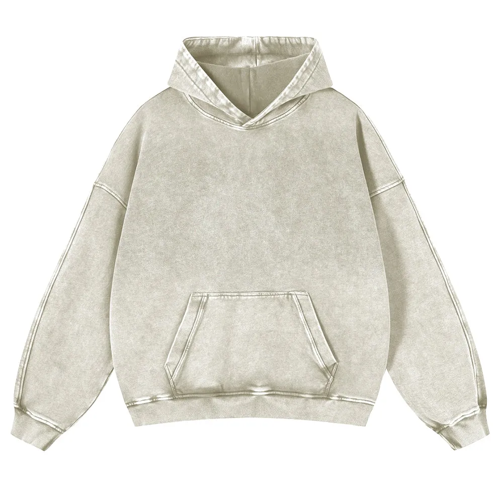 Mens Vintage Skeleton Crane Hoodies