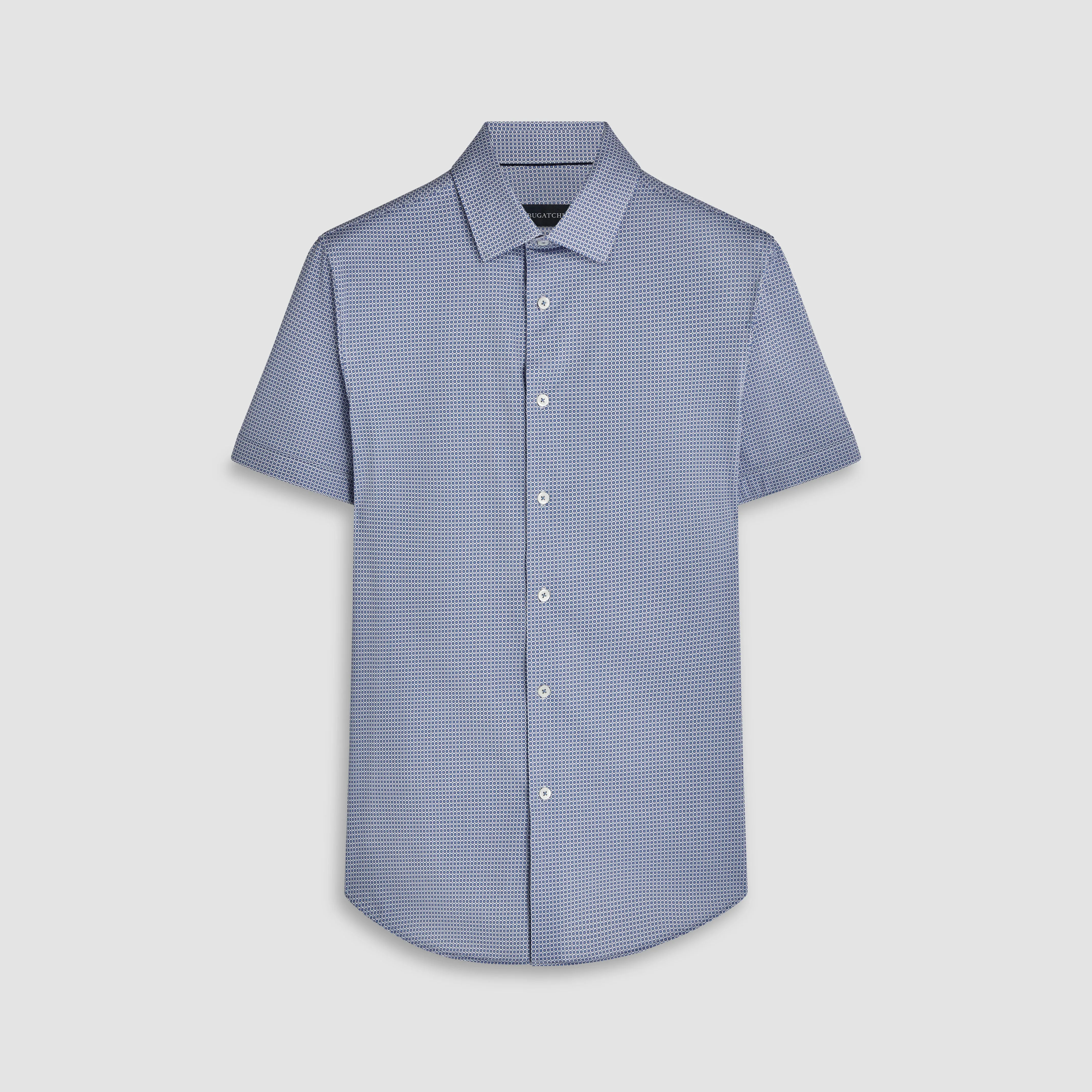 Miles Geometric OoohCotton Short Sleeve Shirt
