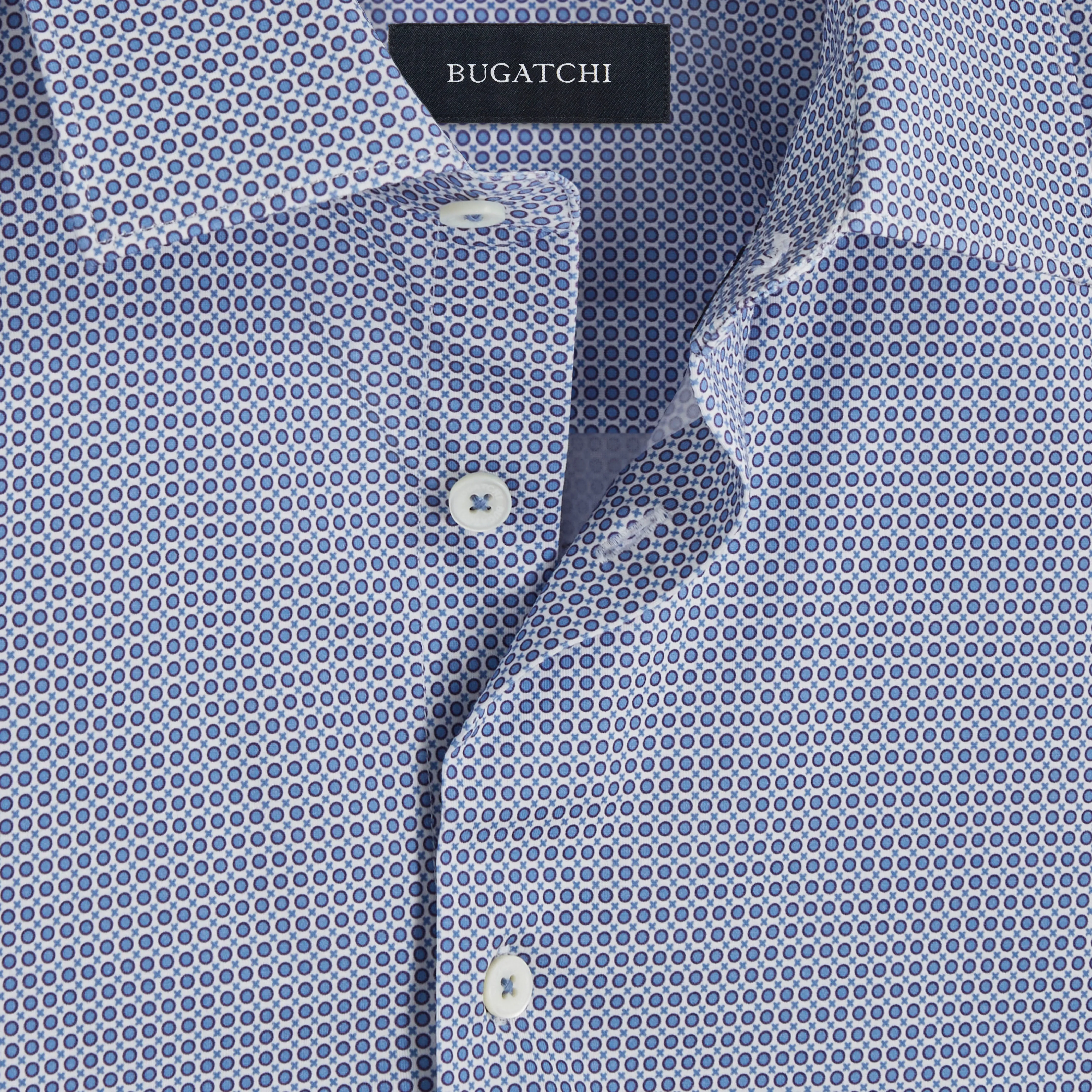 Miles Geometric OoohCotton Short Sleeve Shirt