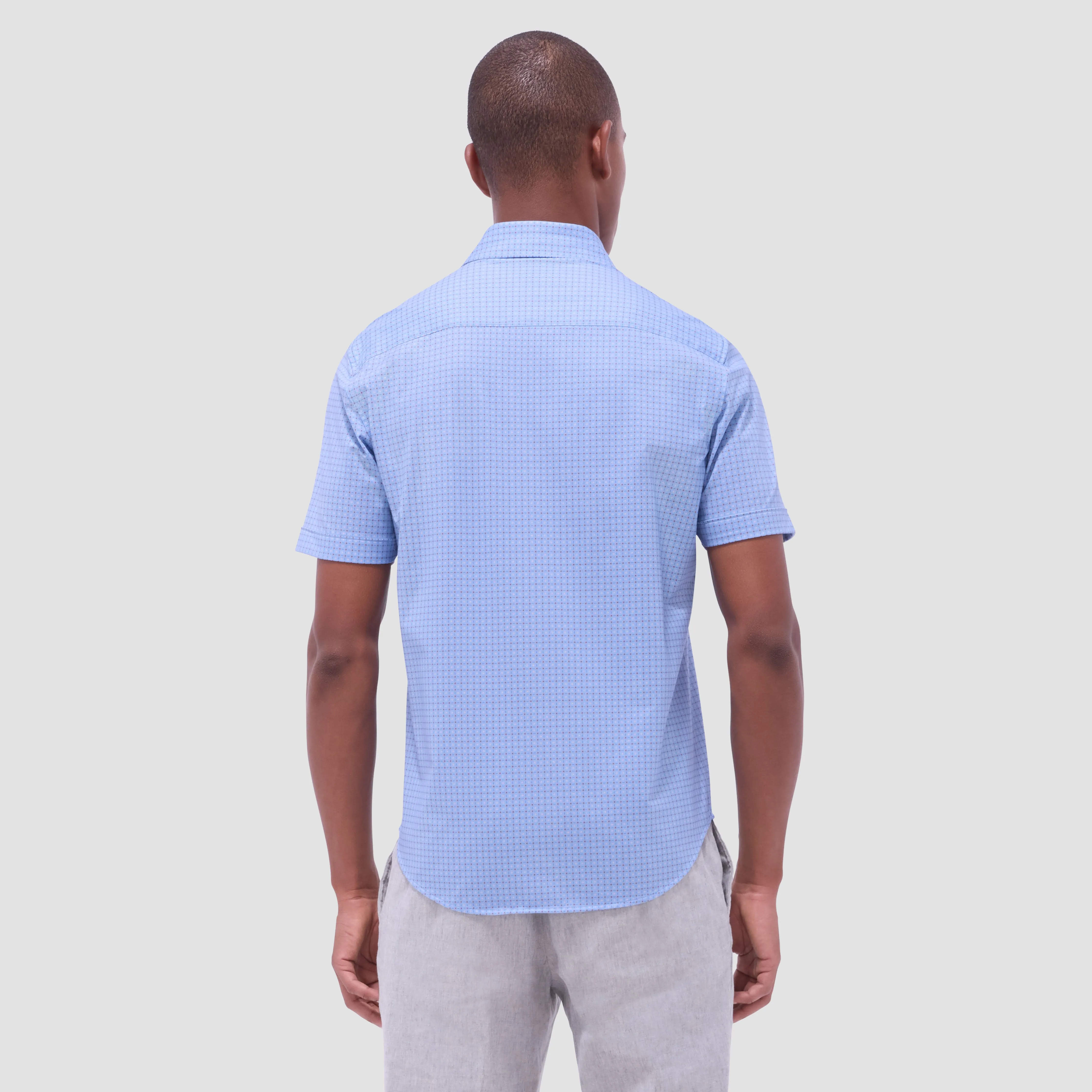 Miles Geometric OoohCotton Short -Sleeve Shirt