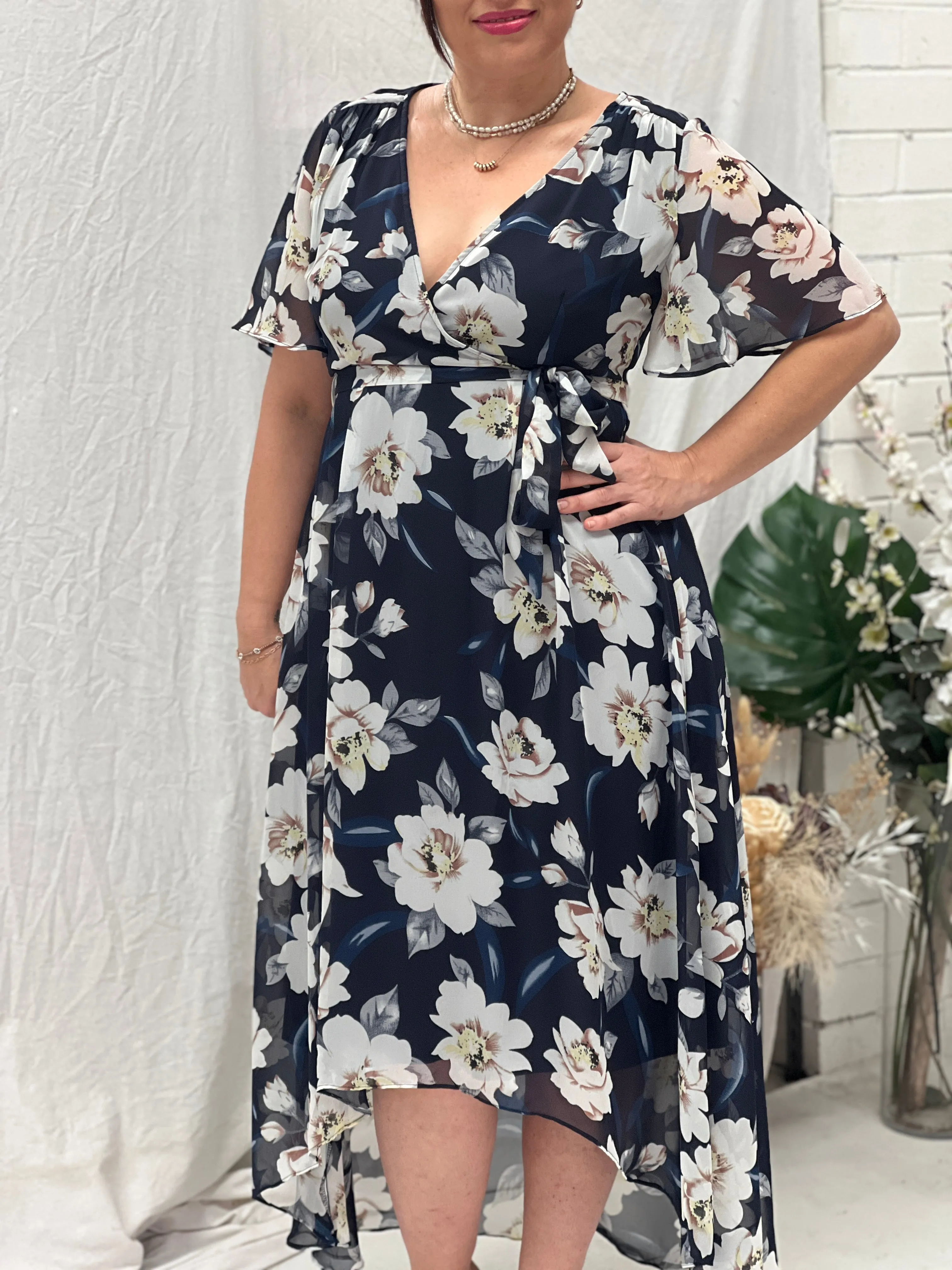 Mill Blossom Evening Dress