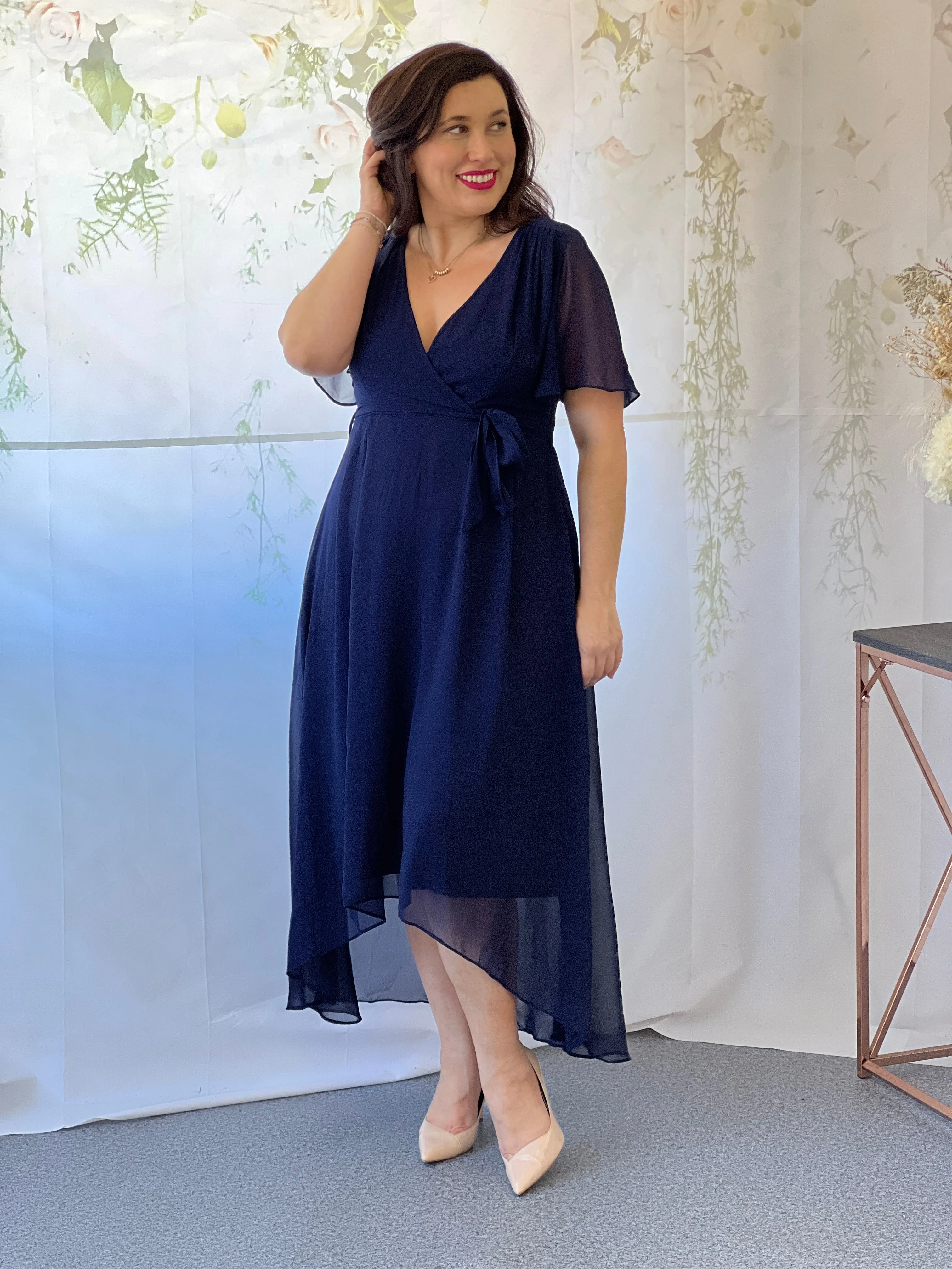 Mill Navy Evening Dress