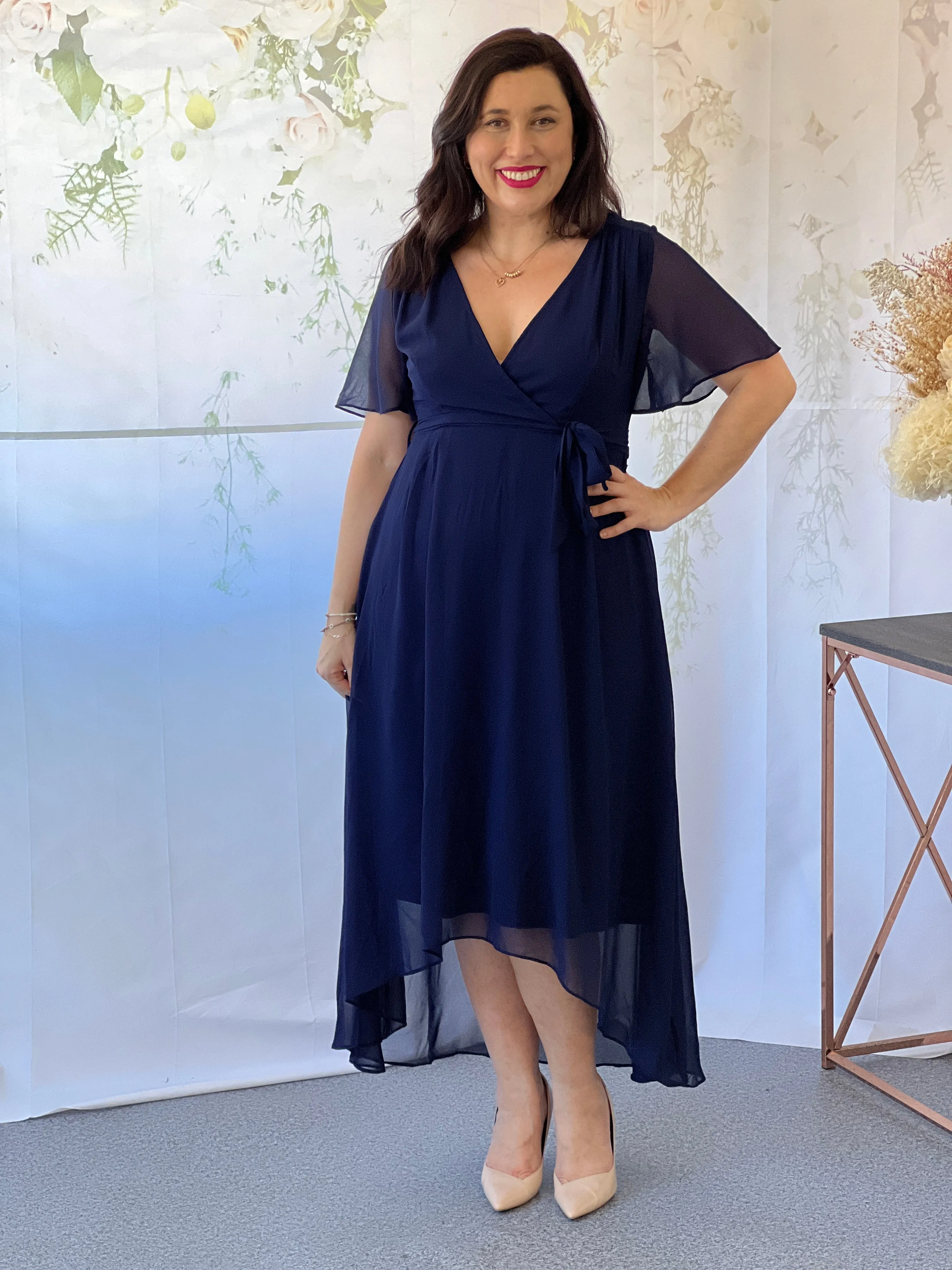 Mill Navy Evening Dress