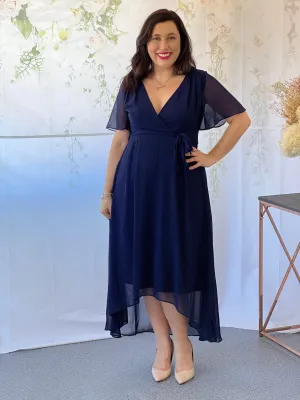 Mill Navy Evening Dress