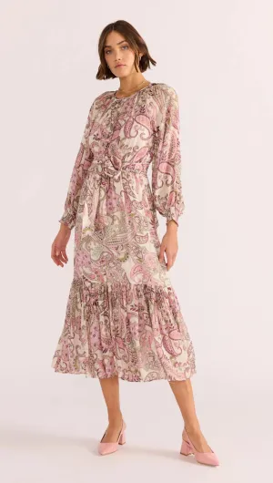 MINKPINK | Cadence Blouson Midi Dress