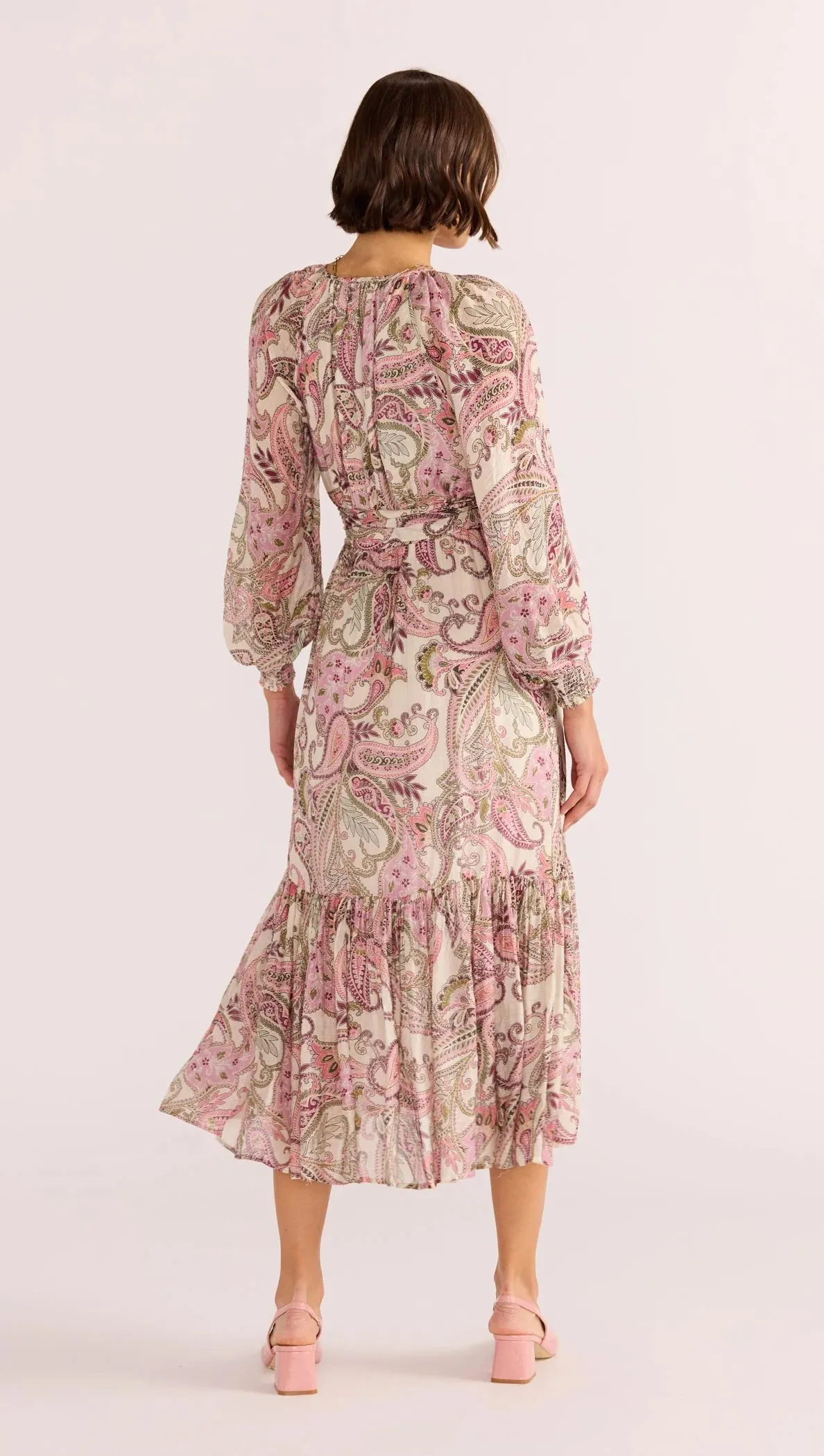 MINKPINK | Cadence Blouson Midi Dress