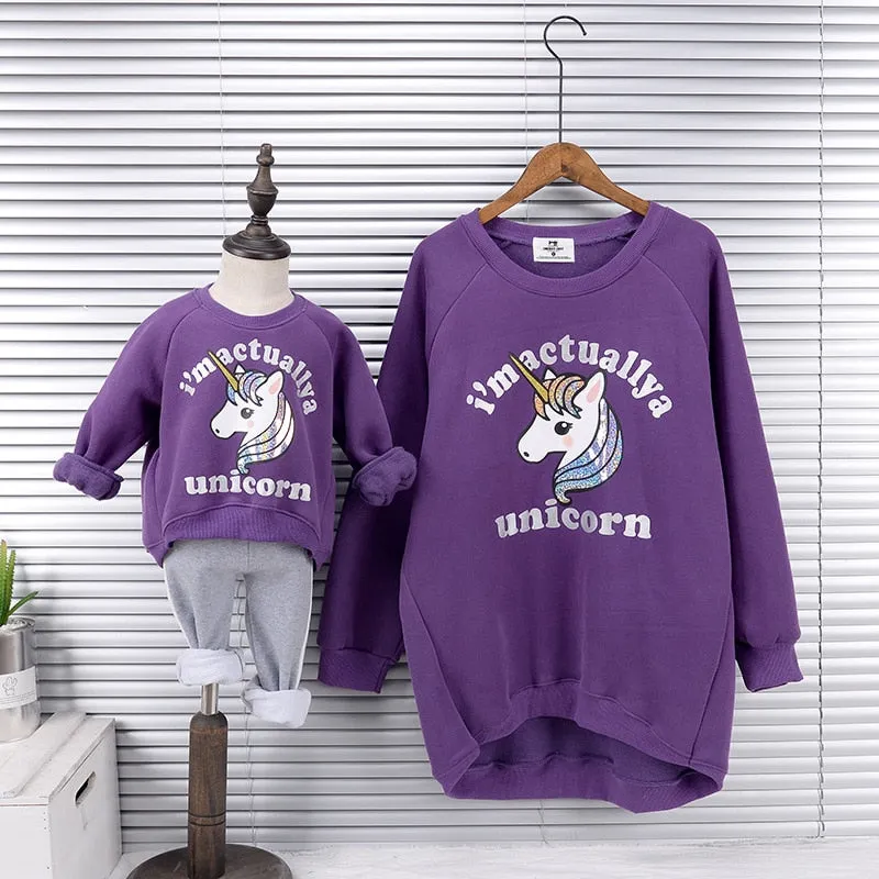 Mother And Daughter Sweatshirts
