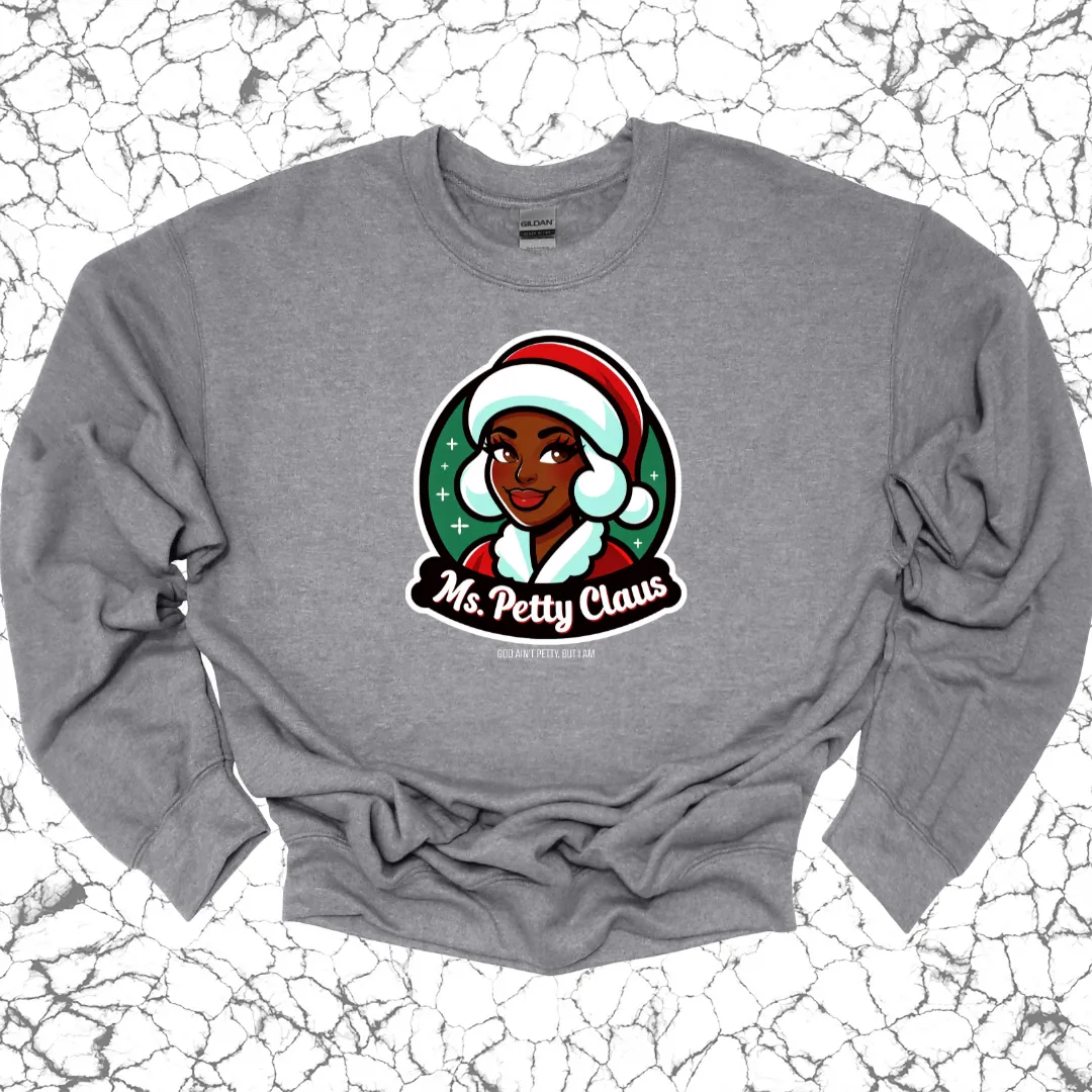 Ms. Petty Claus Image Unisex Sweatshirt
