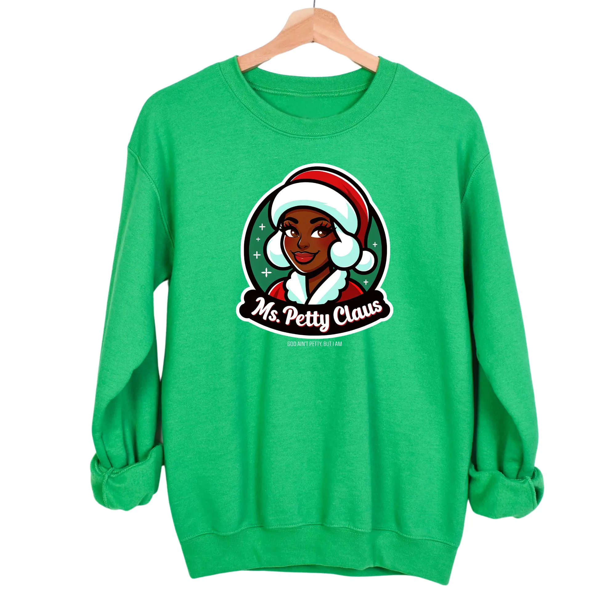 Ms. Petty Claus Image Unisex Sweatshirt