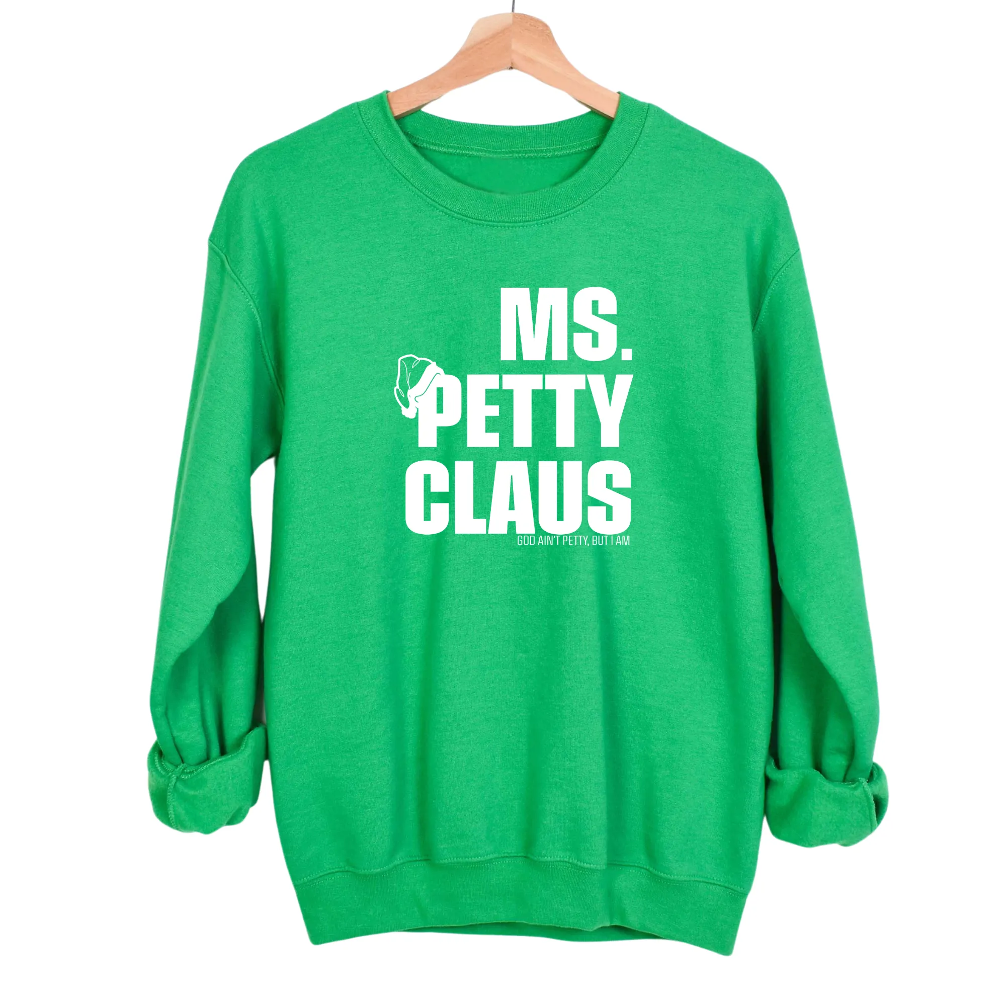Ms. Petty Claus Sweatshirt (Red/White)