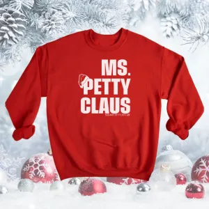 Ms. Petty Claus Sweatshirt (Red/White)