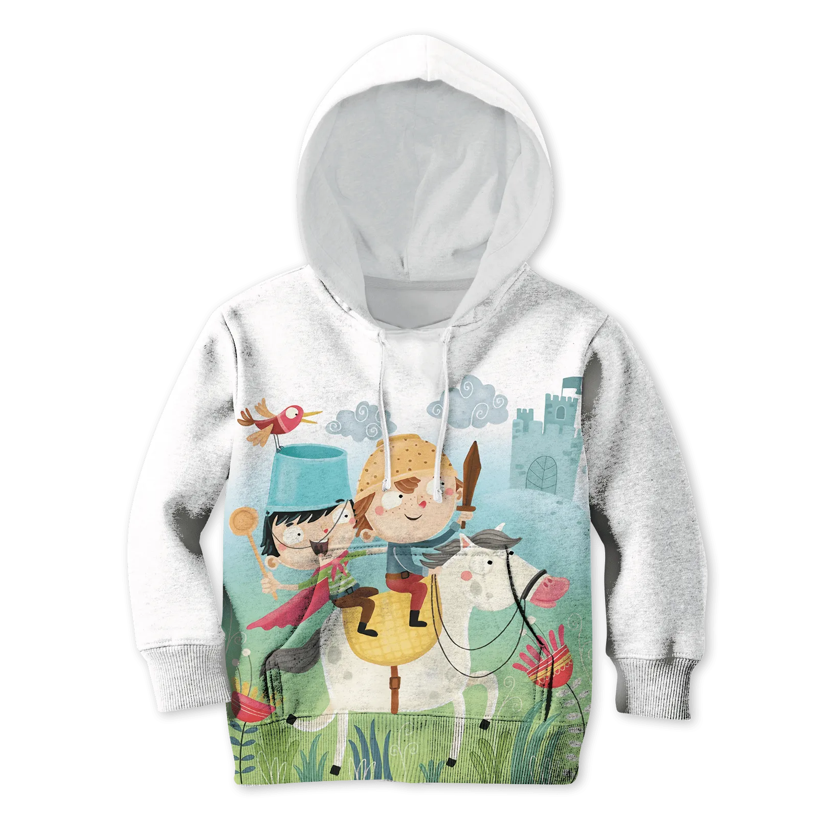 Naughty Boys Riding Horse Custom Cosplay Kid Hoodie