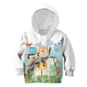 Naughty Boys Riding Horse Custom Cosplay Kid Hoodie