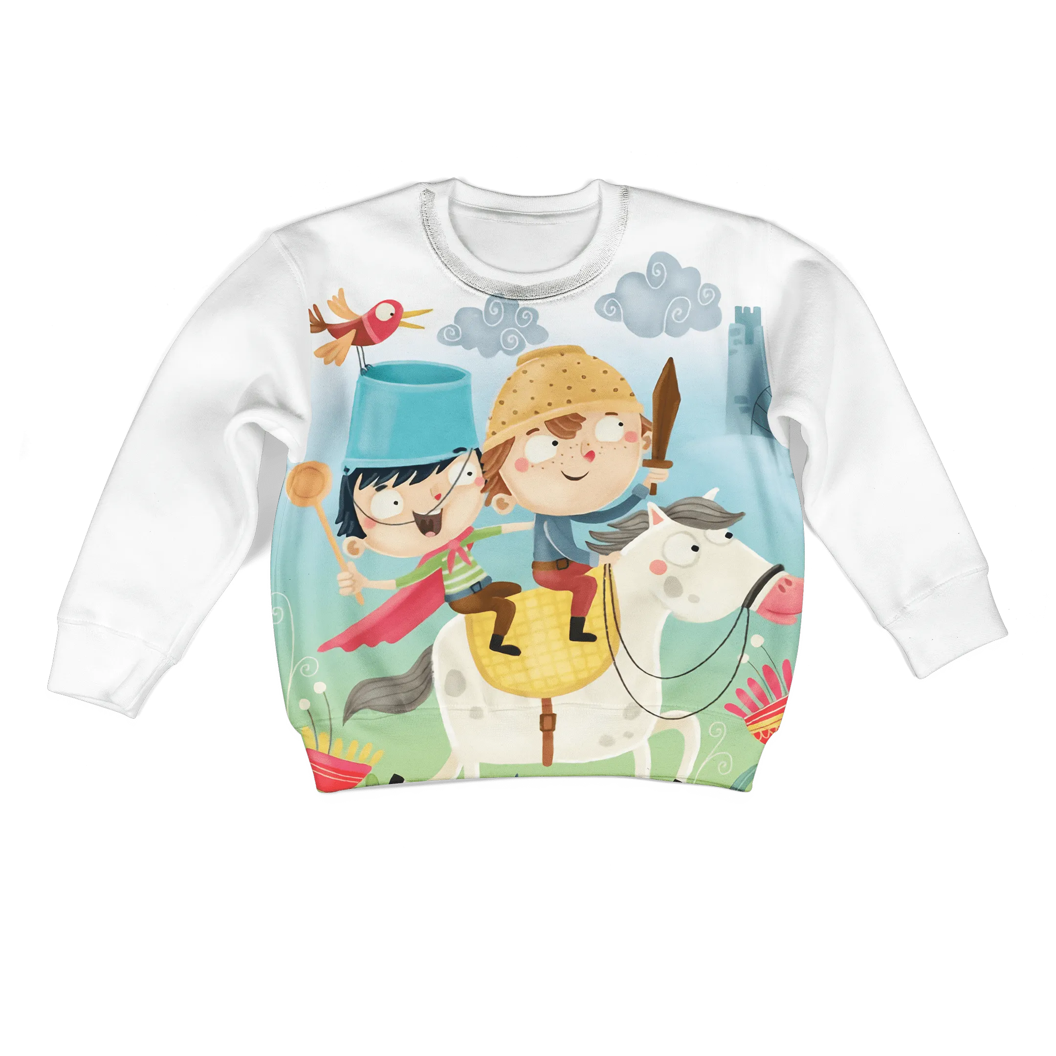 Naughty Boys Riding Horse Custom Cosplay Kid Hoodie