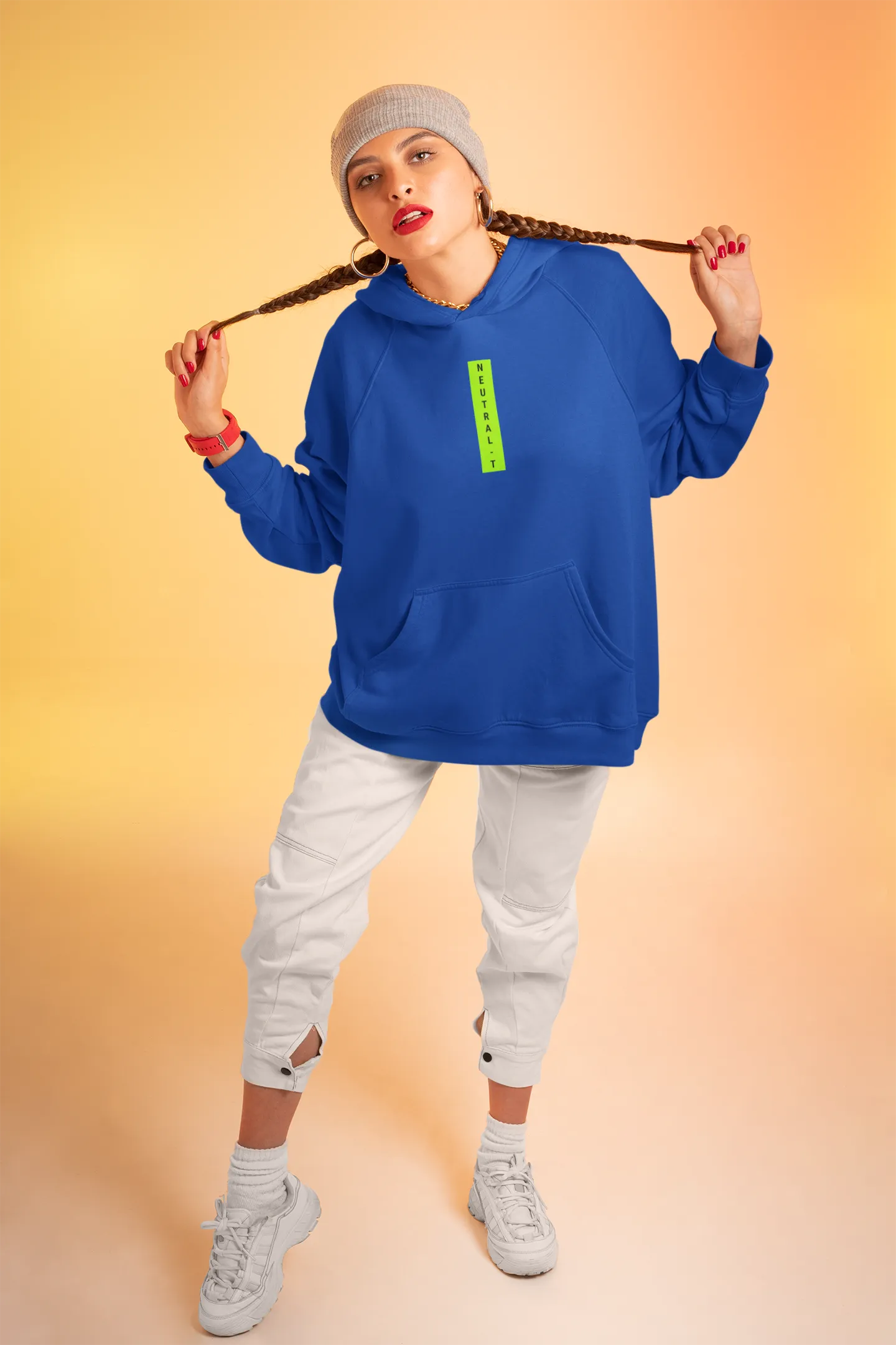 Neon N-T Adult Hoodie