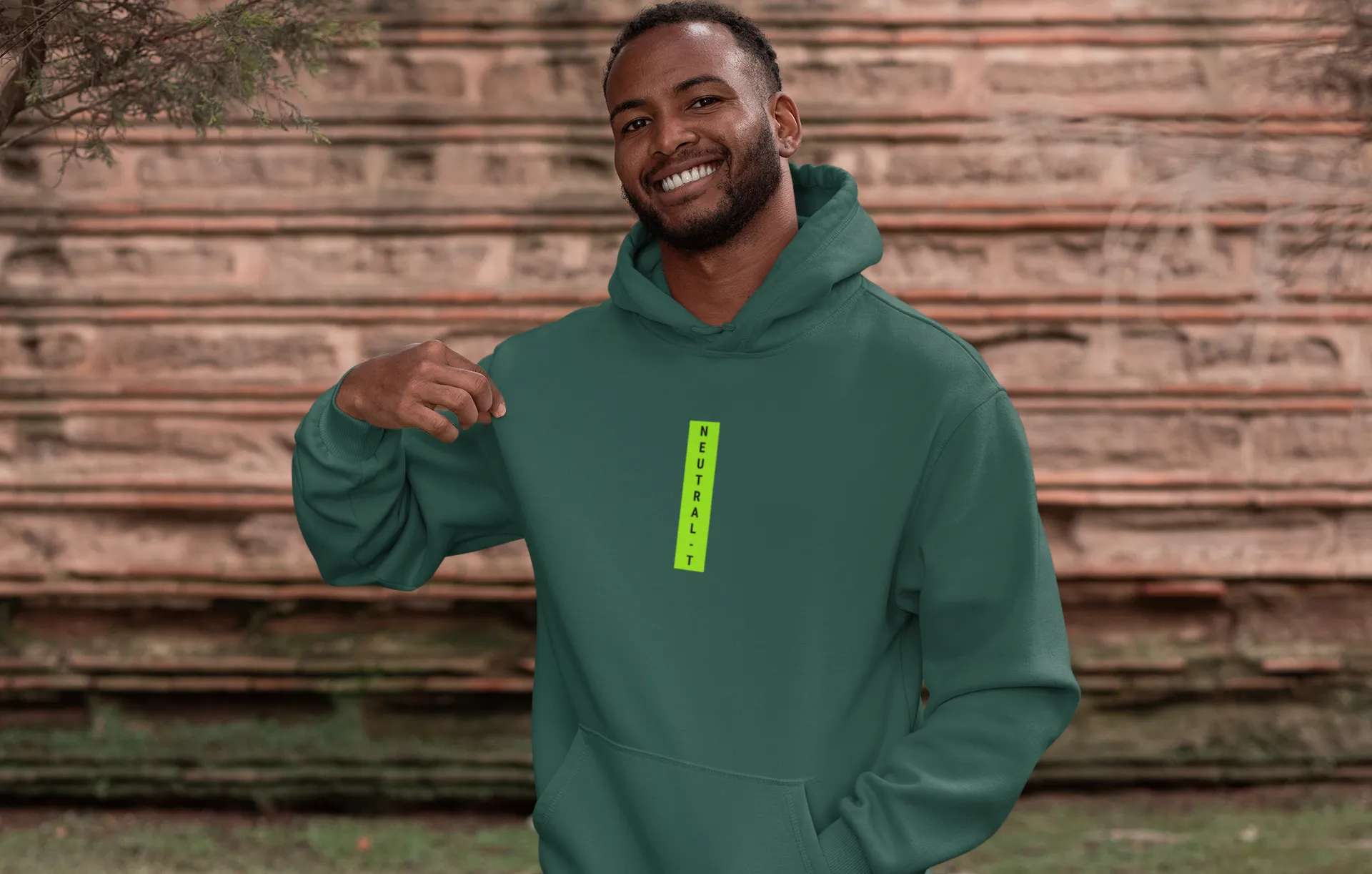 Neon N-T Adult Hoodie