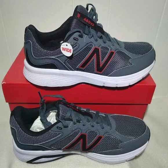 New Balance Men's Size 10 460v3 Wide Fit Grey Black M460LS3 New Box