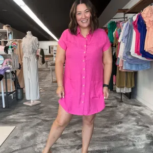 New Chapter Pink Tunic Dress