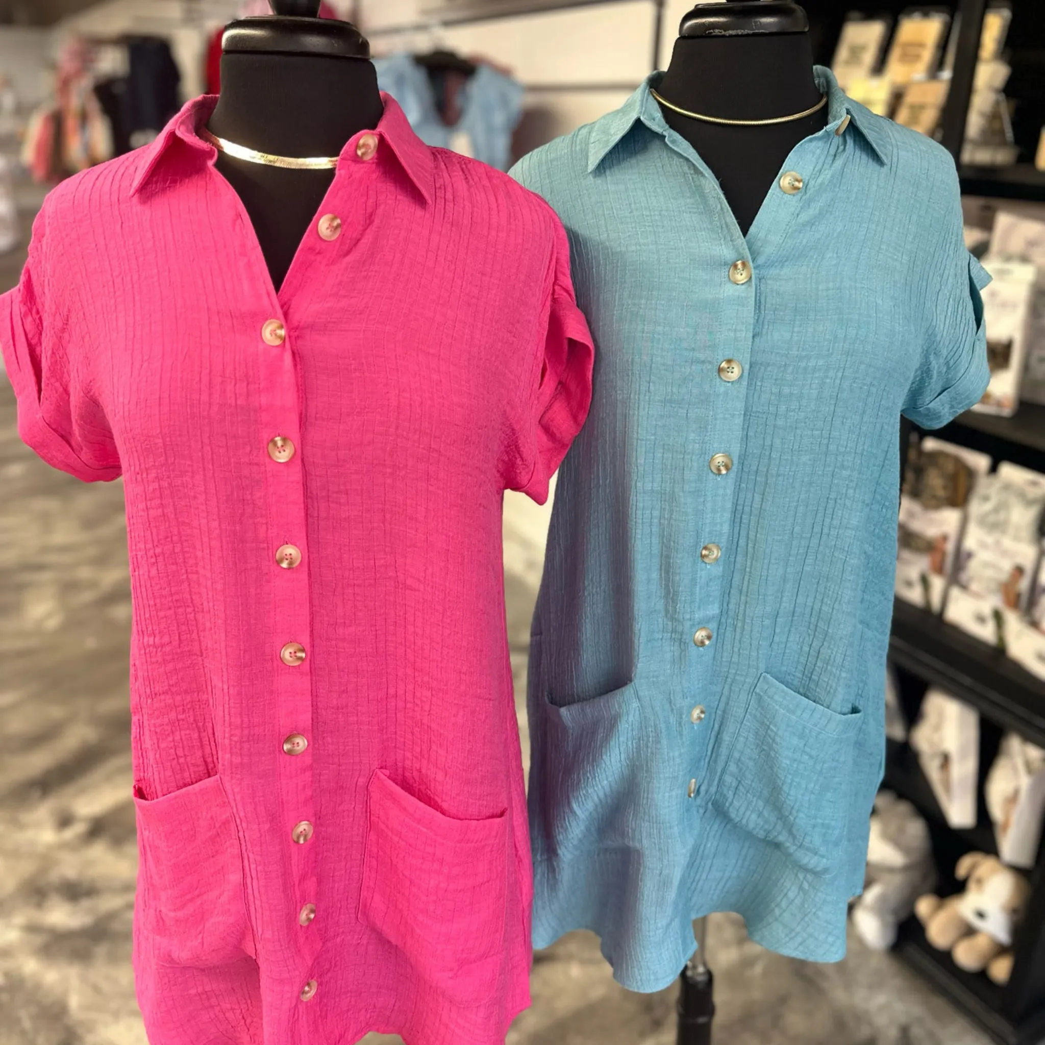New Chapter Pink Tunic Dress