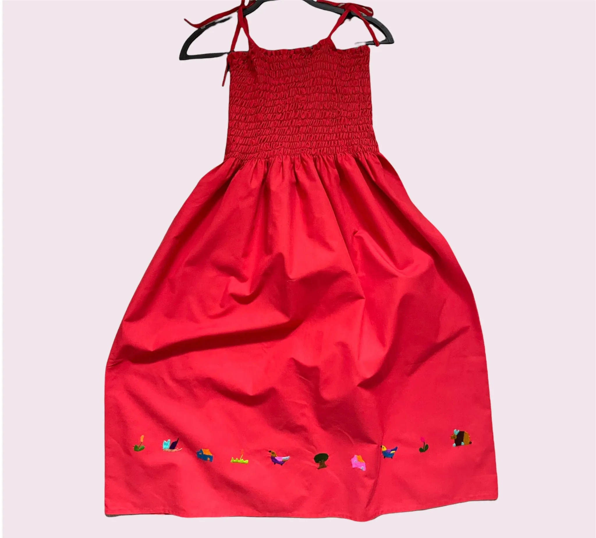NEW Size XL/XXL Tube Top Embroidered Dress from El Salvador-Vestido