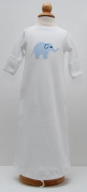 Newborn Blue Elephant Gown