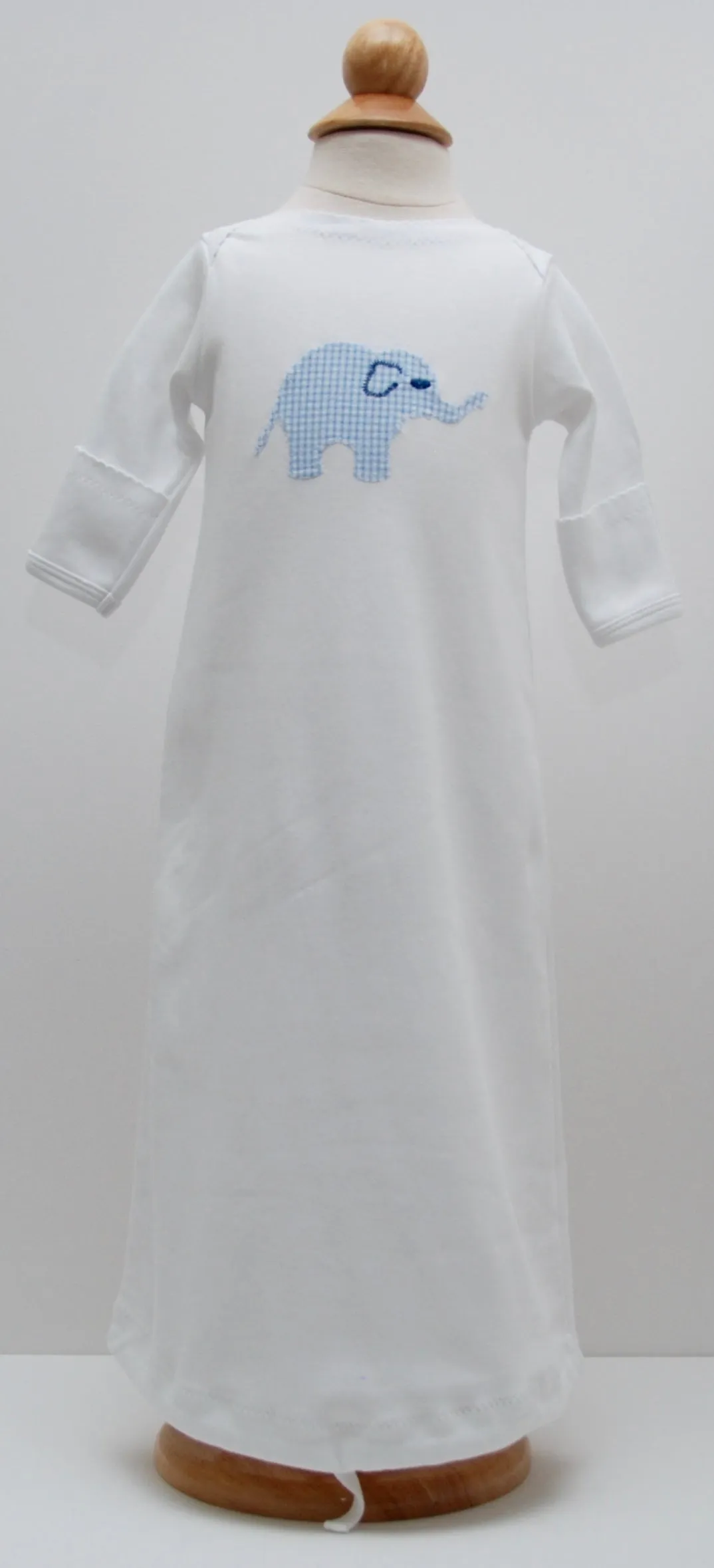 Newborn Blue Elephant Gown