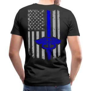 Nurse Flag blue Men's Premium T-Shirt (CK1596)