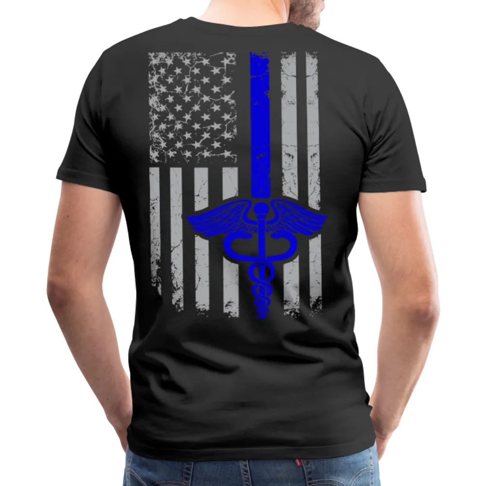Nurse Flag blue Men's Premium T-Shirt (CK1596)
