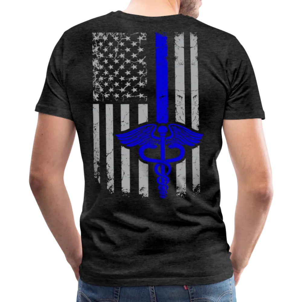 Nurse Flag blue Men's Premium T-Shirt (CK1596)