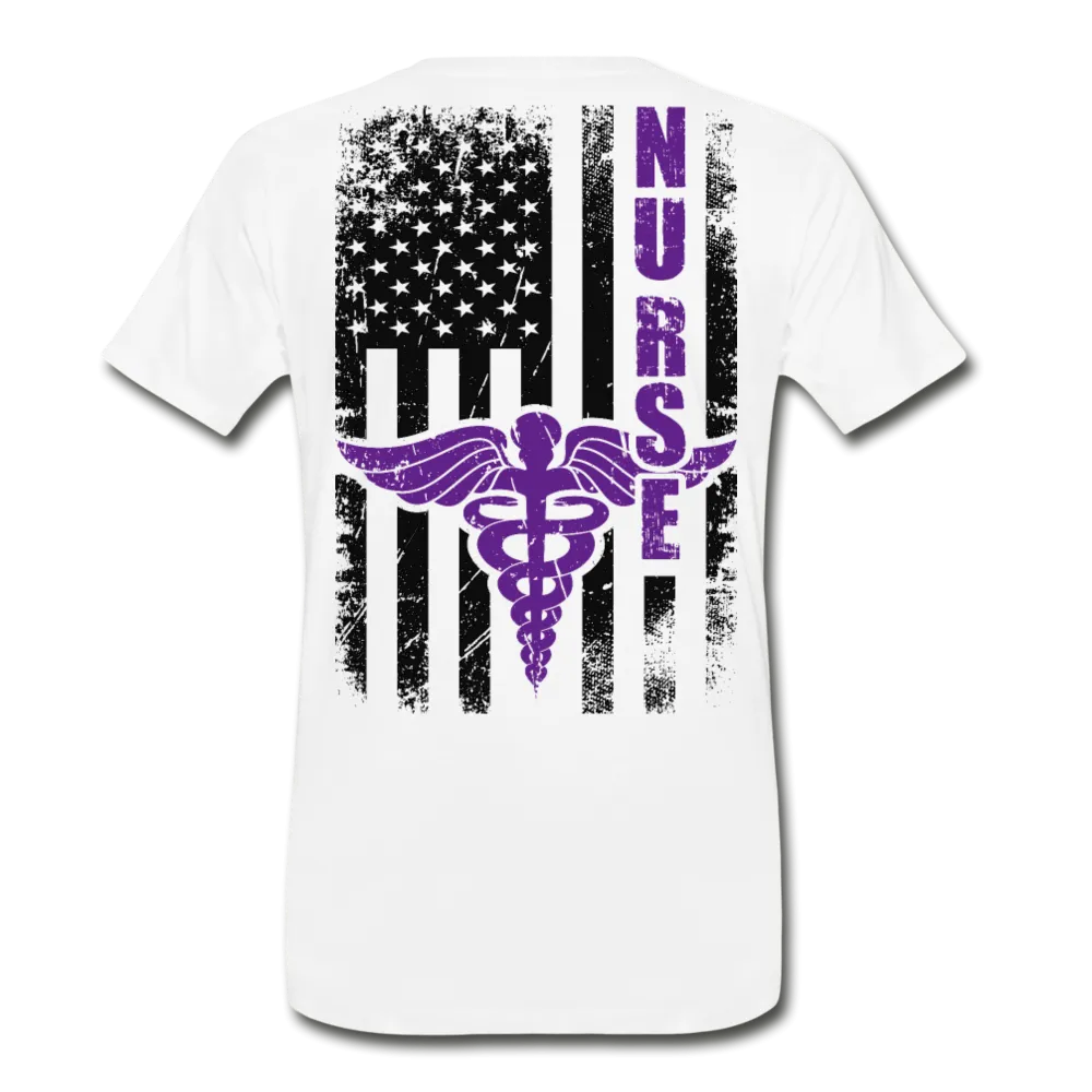 Nurse Flag Men's Premium T-Shirt (CK1809)