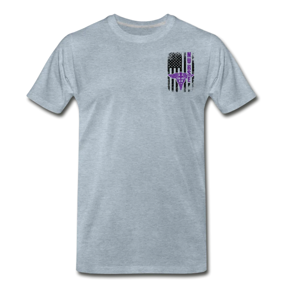 Nurse Flag Men's Premium T-Shirt (CK1809)