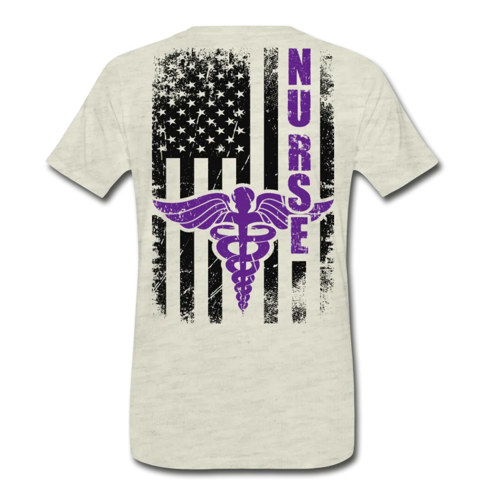 Nurse Flag Men's Premium T-Shirt (CK1809)