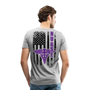 Nurse Flag Men's Premium T-Shirt (CK1809)