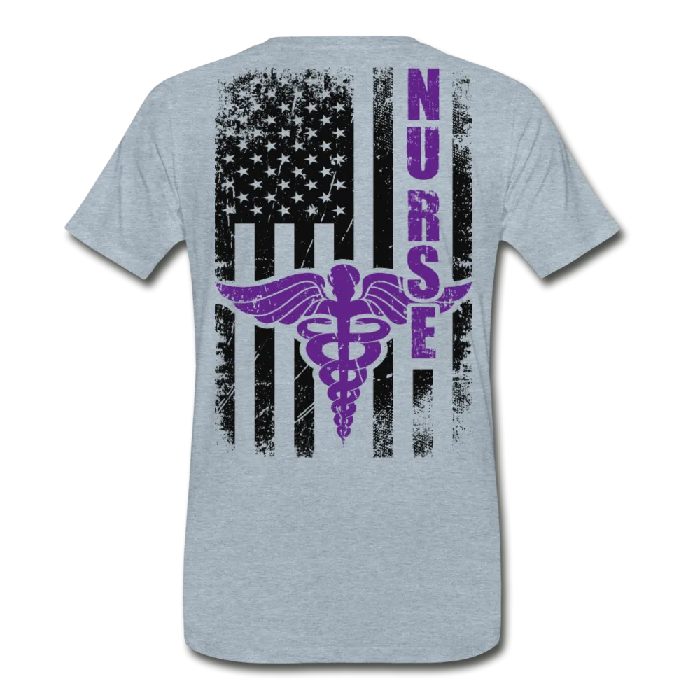 Nurse Flag Men's Premium T-Shirt (CK1809)