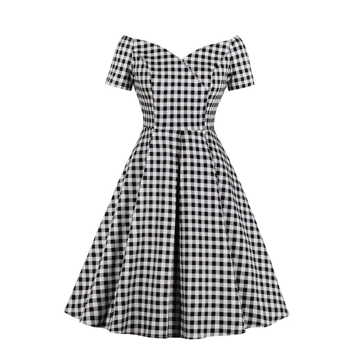 Off The Shoudler Short Sleeves Dresses