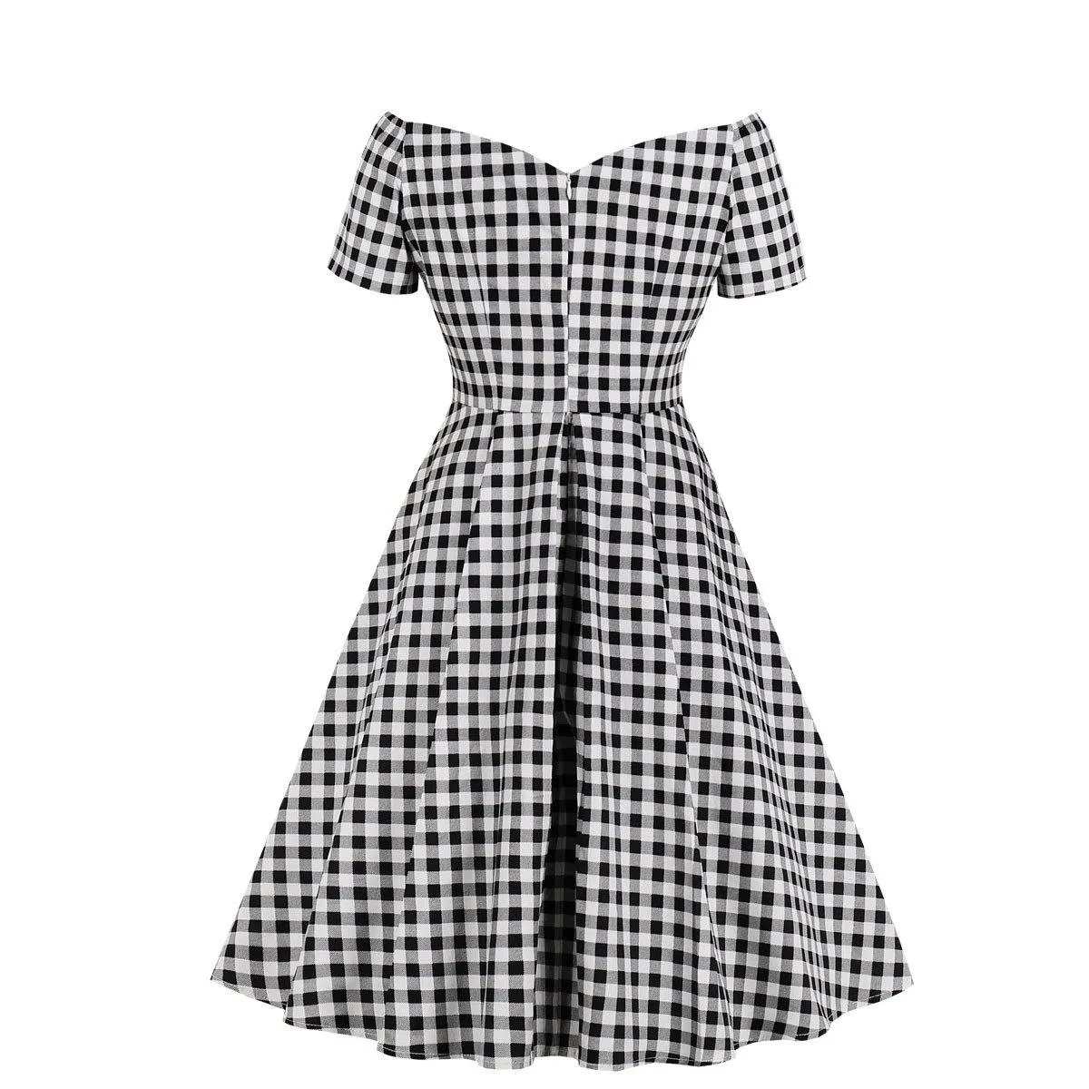 Off The Shoudler Short Sleeves Dresses