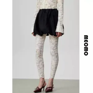 Off-White Lace Leggings
